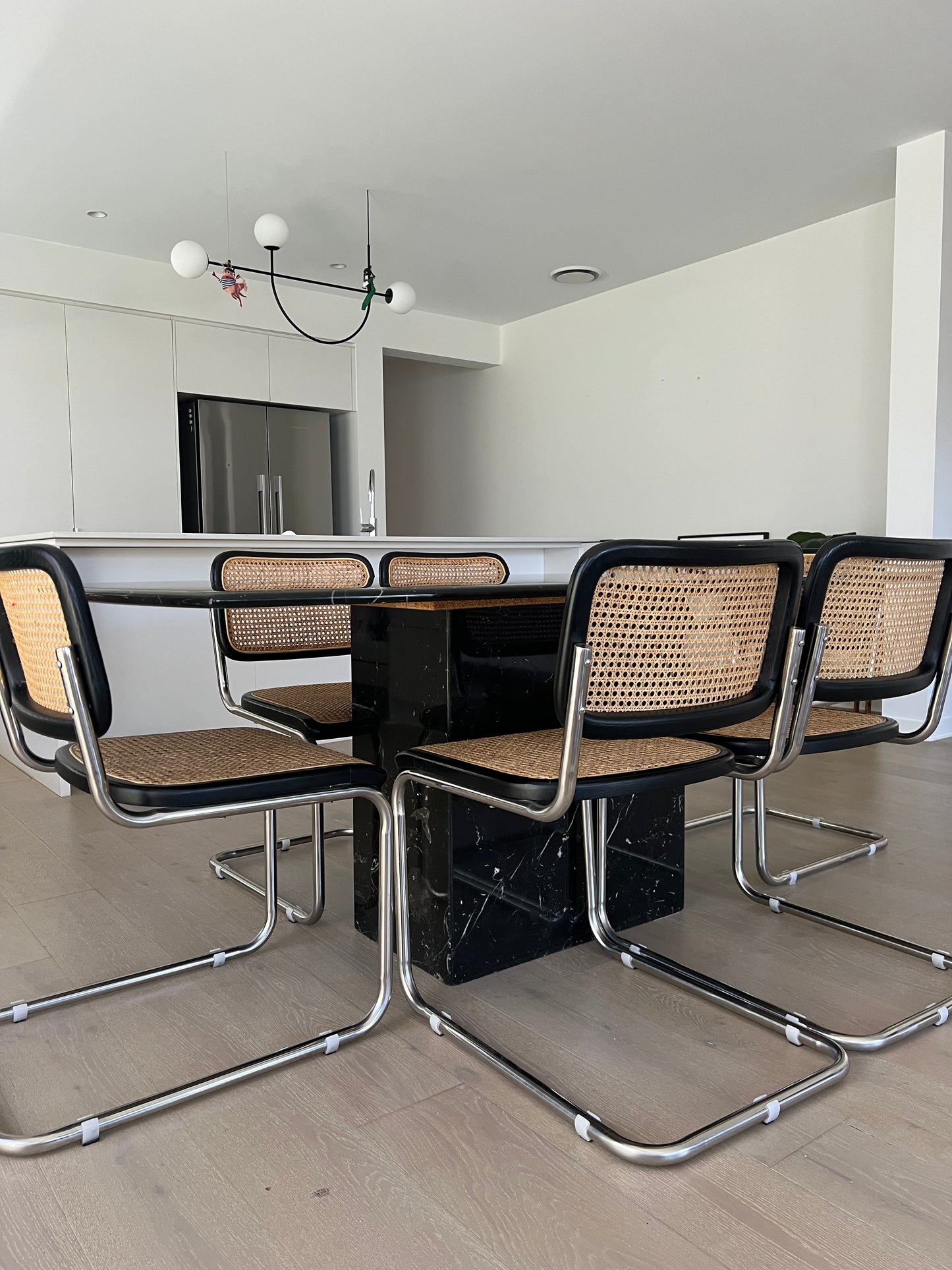 Black Marble Dining Table