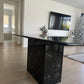 Black Marble Dining Table