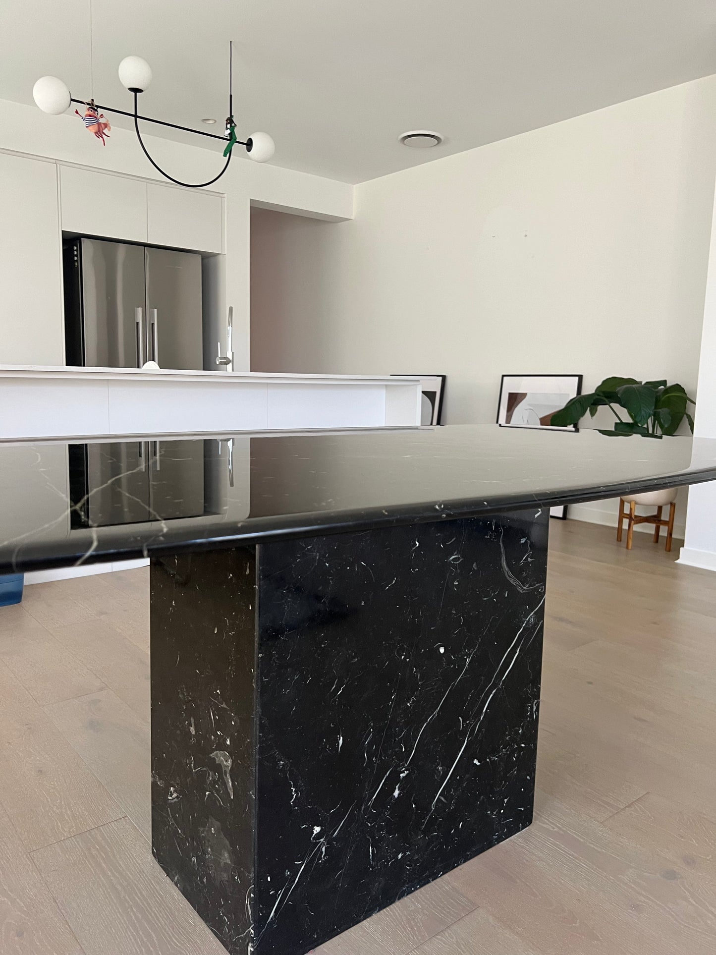 Black Marble Dining Table