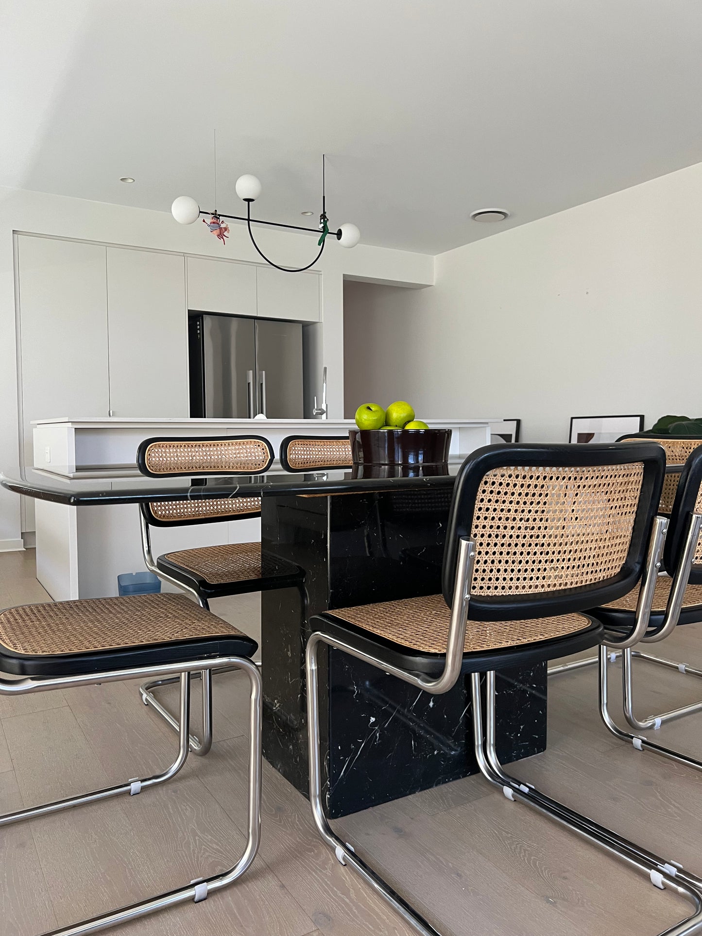 Black Marble Dining Table