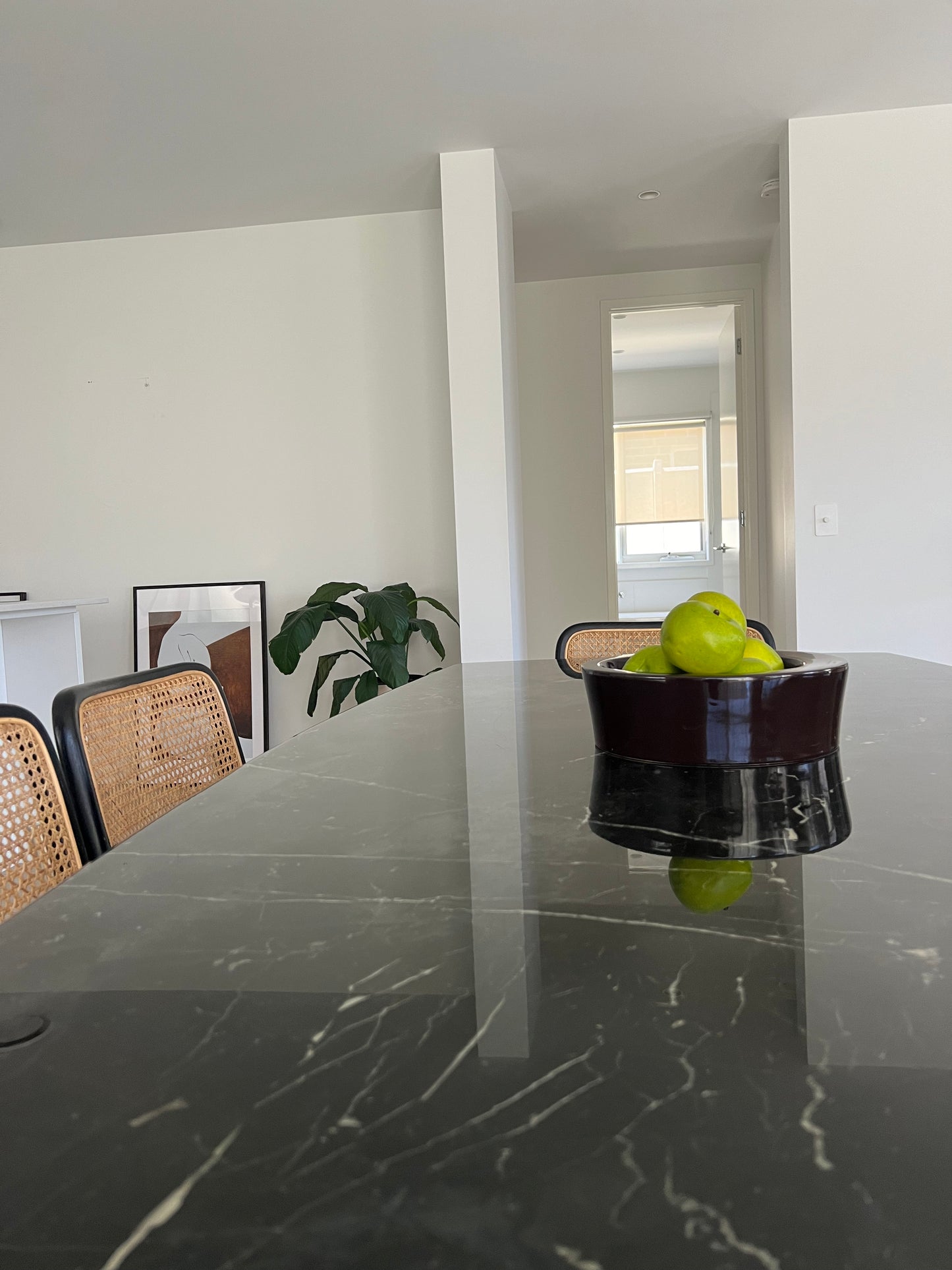 Black Marble Dining Table