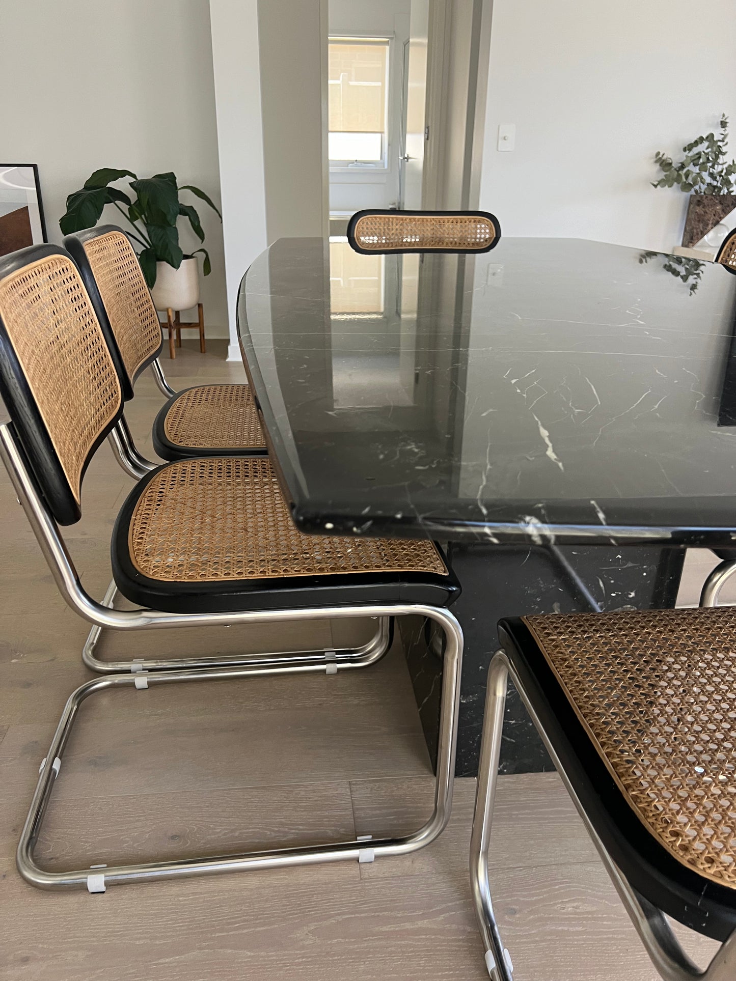 Black Marble Dining Table