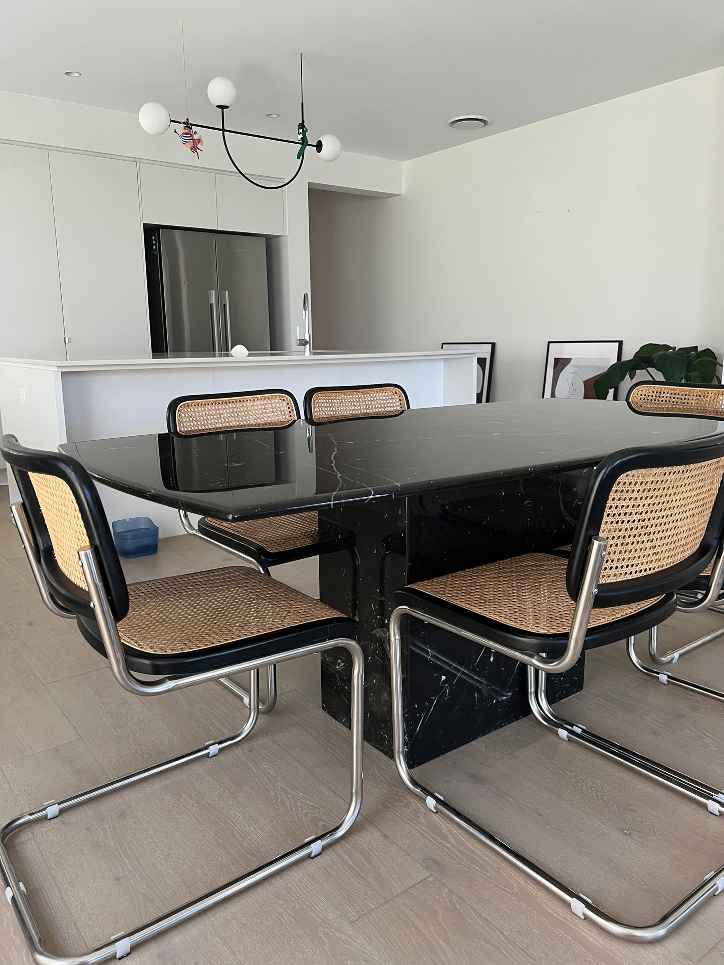 Black Marble Dining Table