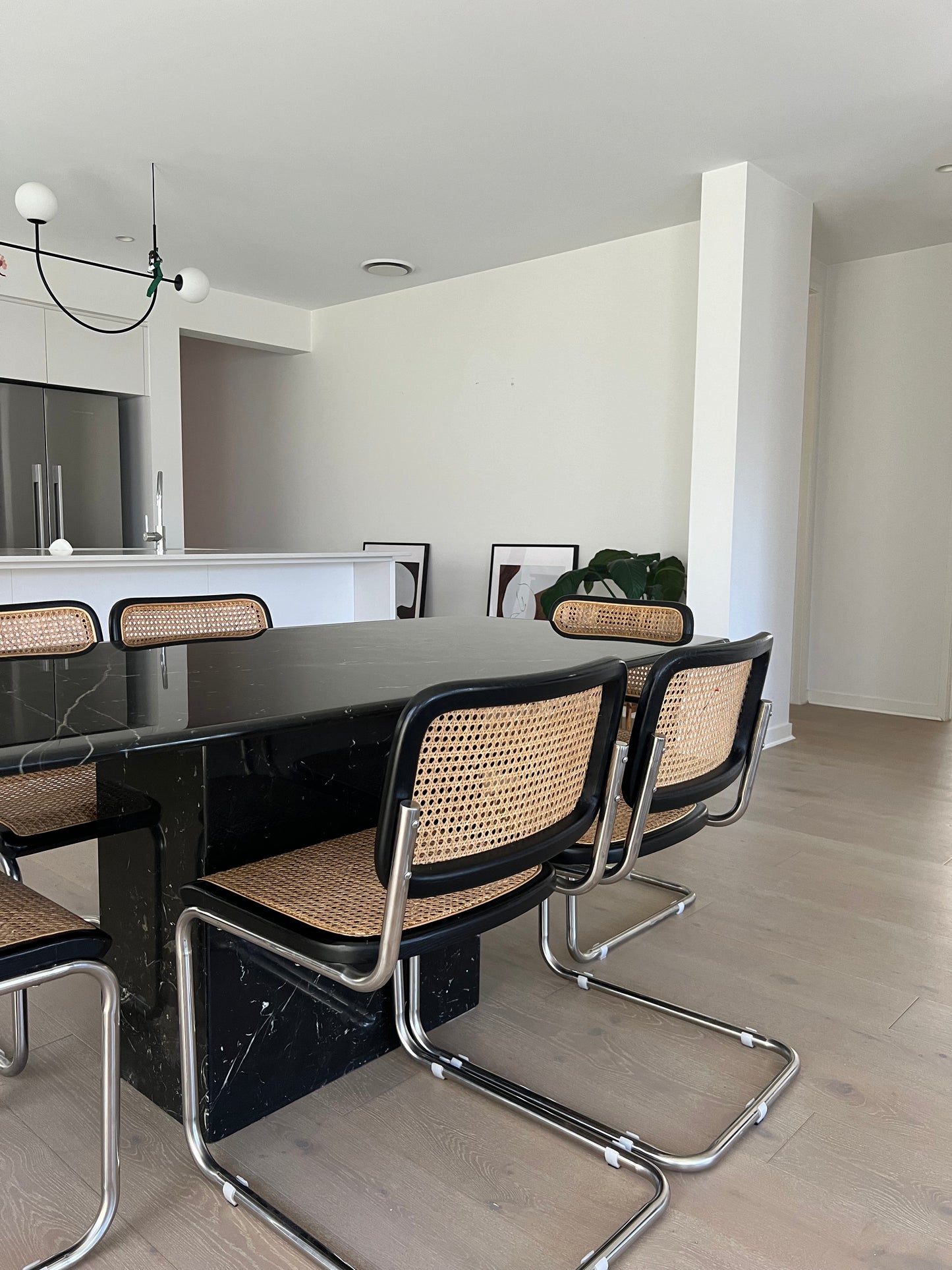 Black Marble Dining Table