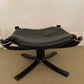 Vintage Danish Modern Falcon Lounge Chair & Ottoman by Sigurd Ressell for Vatne Mobler