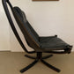 Vintage Danish Modern Falcon Lounge Chair & Ottoman by Sigurd Ressell for Vatne Mobler