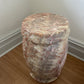 Pink Marble Onyx Stools - Two Available