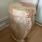 Pink Marble Onyx Stools - Two Available