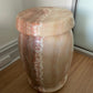 Pink Marble Onyx Stools - Two Available