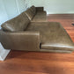 Franka Leather Sofa with Chaise