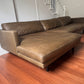 Franka Leather Sofa with Chaise