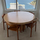 Vintage Oak Round Dining Table