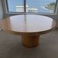 Vintage Oak Round Dining Table