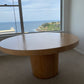 Vintage Oak Round Dining Table