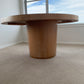 Vintage Oak Round Dining Table