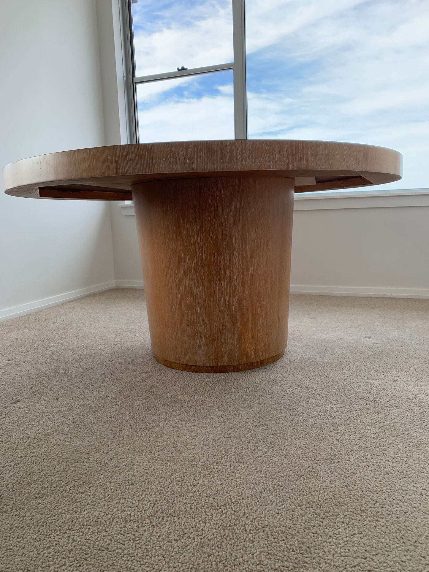 Vintage Oak Round Dining Table