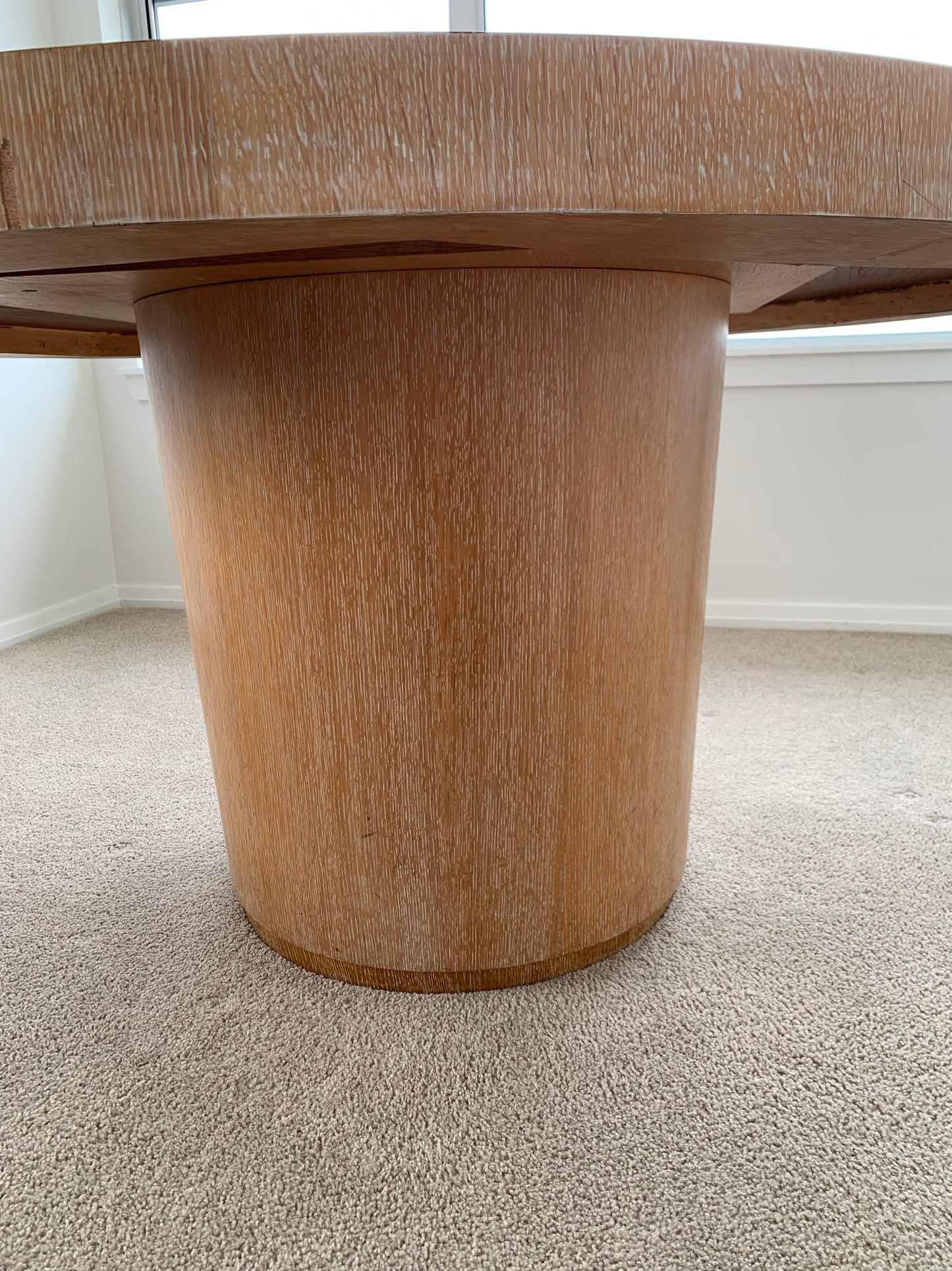 Vintage Oak Round Dining Table