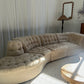 Vintage Curved Modular Sofa