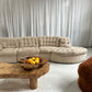 Vintage Curved Modular Sofa