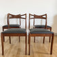 Set of Four Mid Century Danish Rosewood Dining Chairs