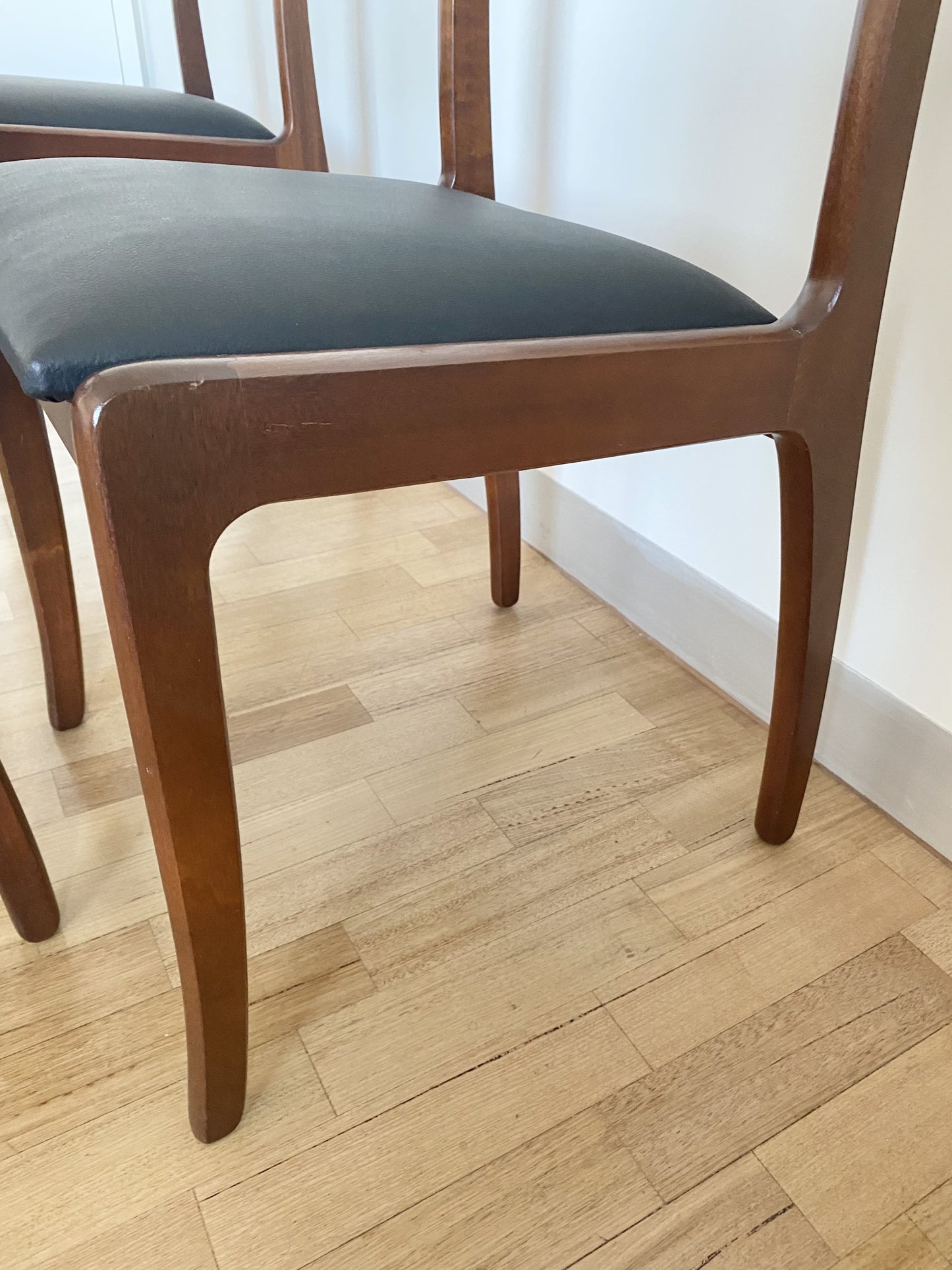 Set of Four Mid Century Danish Rosewood Dining Chairs