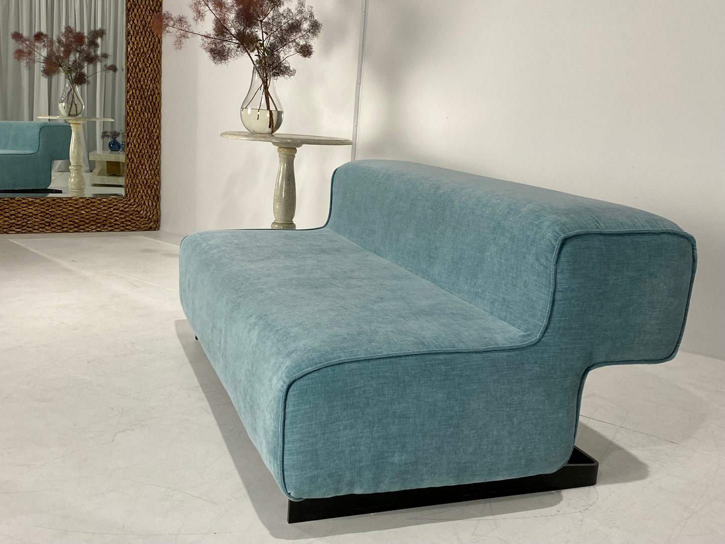 - Sky Blue Floating Sofa