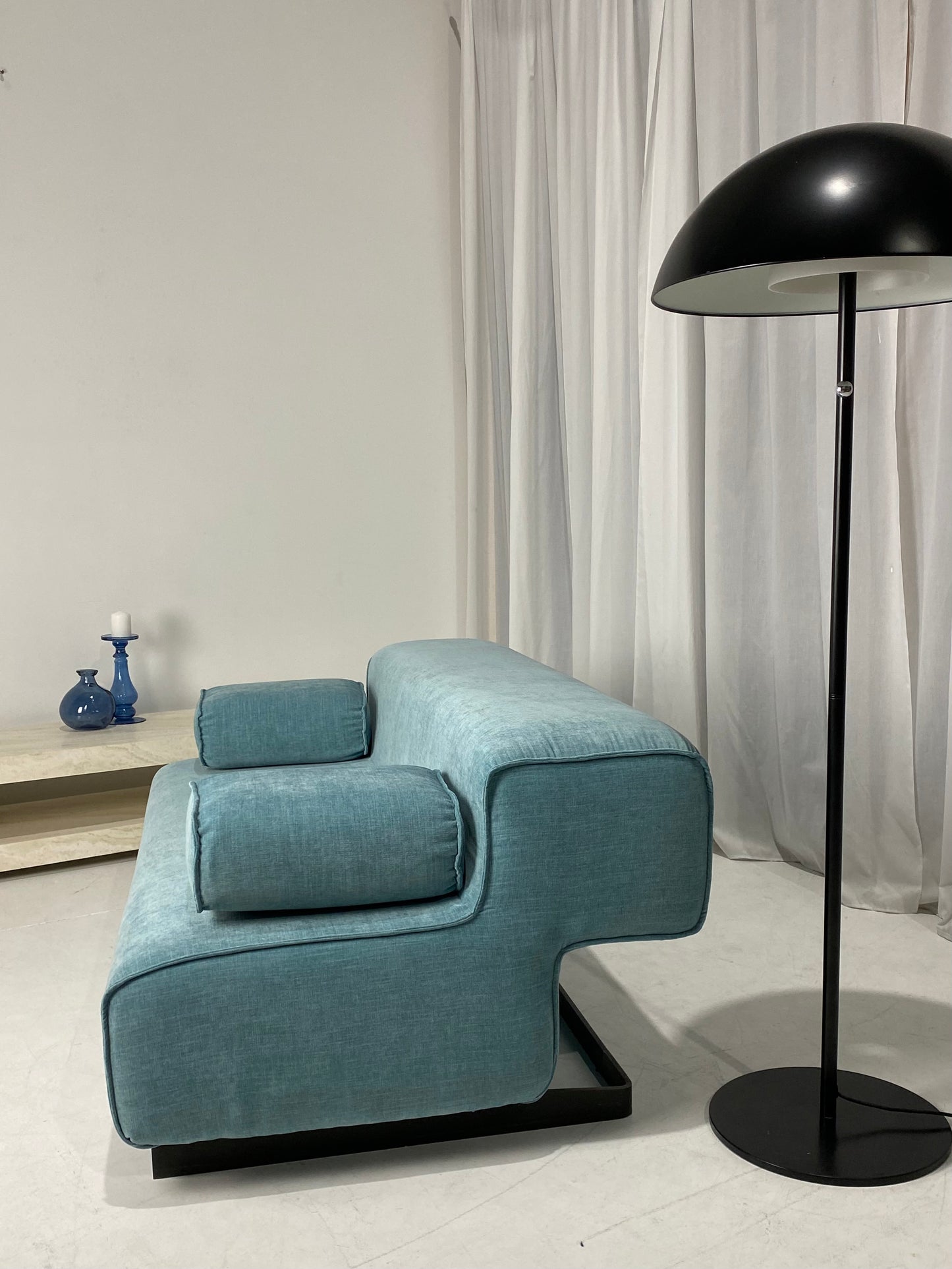 - Sky Blue Floating Sofa