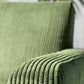 - Green Corduroy Mid Century Corduroy Sofa Set
