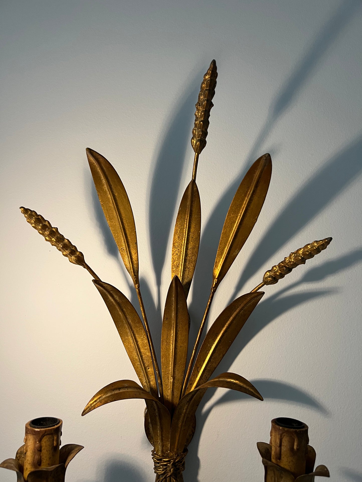 - Large French 'Sheaf of Wheat' Wall Light, c.1960s