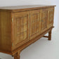 - Mid Century Brutalist Oak Sideboard