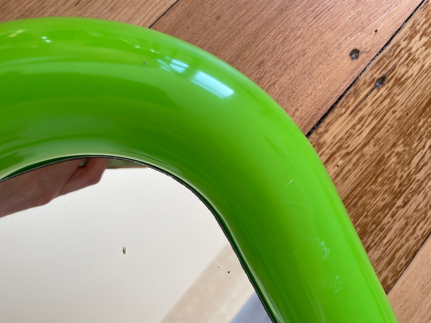 - Square Mod Plastic Mirror - Green