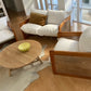 Vintage Pine & Rattan Three Piece Suite - Sofa & Two Armchairs