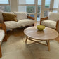 Vintage Pine & Rattan Three Piece Suite - Sofa & Two Armchairs