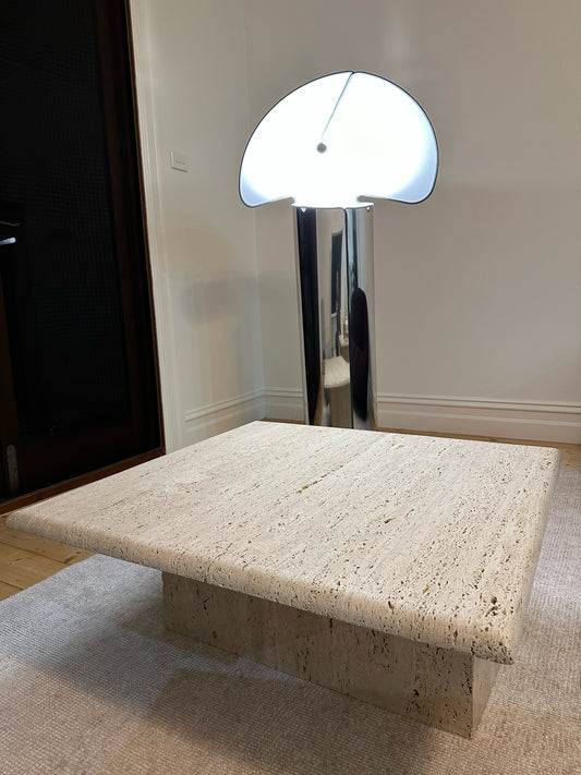 - Travertine Coffee Table