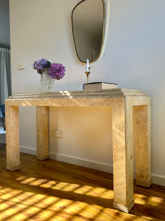 - Vintage Tessellated Console Table