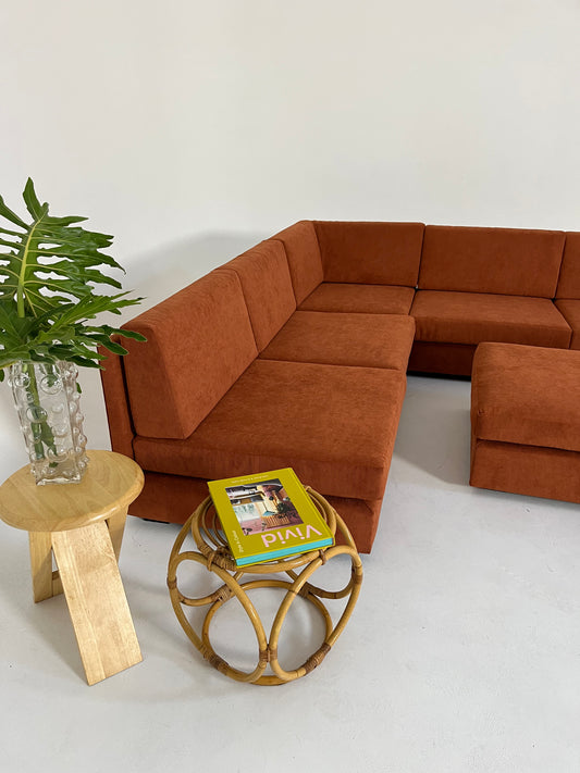 - Vintage Custom Modular Cord Sofa