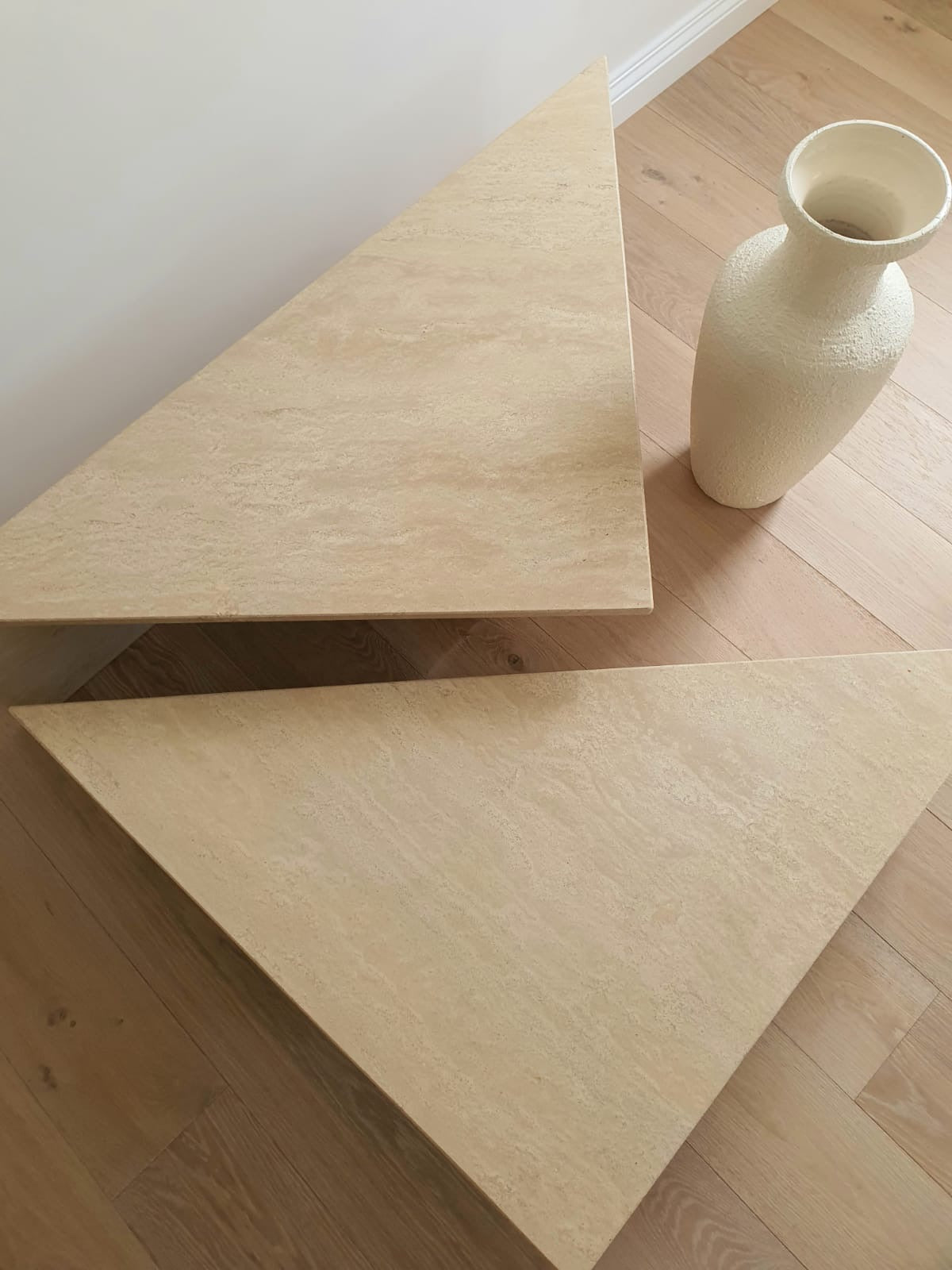 Travertine Split Level Coffee Table