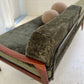 - Green Velvet Mid Century Sofa