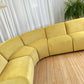 = Bespoke Yellow Modular Sofa