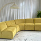 = Bespoke Yellow Modular Sofa