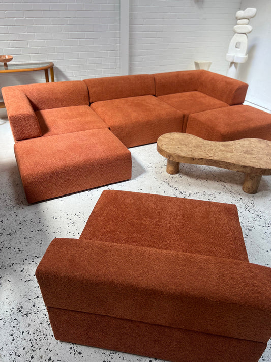 = Bespoke Boucle Modular Sofa Set