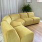 = Bespoke Yellow Modular Sofa