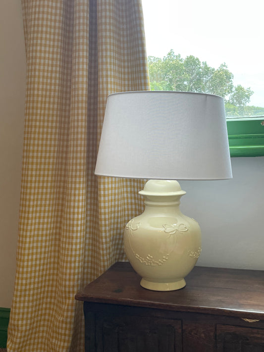 - Vintage Italian Cream Lamp with Sweet Detailing