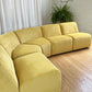 = Bespoke Yellow Modular Sofa