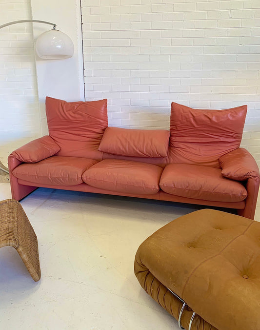 - Vintage Maralunga Sofa by Vico Magistretti for Cassina