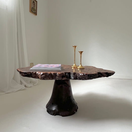 - Vintage Freeform Burl Coffee Table