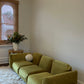Incredible Chartreuse Velvet Sofa