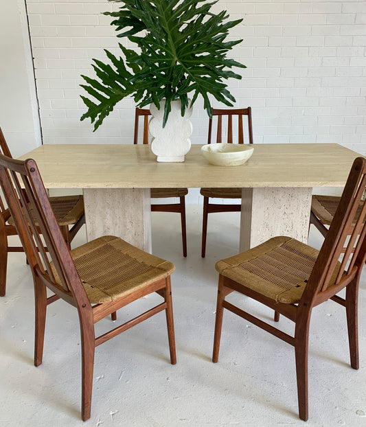 Beautiful Danish Cord Dining Chairs