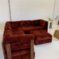 Vintage Modular Velvet Playpen Sofa