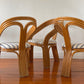 = Vintage Sculptural Rattan Chair - Four Available